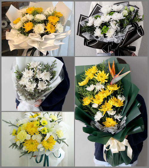 山东青岛即墨市龙泉街道后麦泊村白事花束代送
